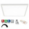 INTEC LIGHT LED Panel 60×60 in alluminio bianco RGBW 40W